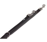 Nobby guinzaglio "Classic Preno" L: 200 cm, B: 15/20 mm nero/grigio