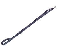 Nobby Guinzaglio Classic Preno Royal, Grigio, Larghezza: 20 mm, Lunghezza: 58-69 cm + 54 cm