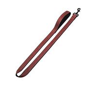 Nobby Guinzaglio Classic Reflect Soft, Terracotta/Nero, Lunghezza: 120 cm, Larghezza: 15 mm, Confezione da 1 Pezzo