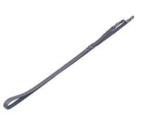 Nobby Guinzaglio Classico Preno Royal, Larghezza 20 mm, Lunghezza 58-69 cm + 54 cm, Grigio