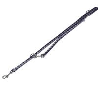 Nobby guinzaglio "Corda" nero/grigio L: 200 cm; B: 15/20 mm
