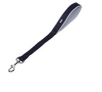 Nobby guinzaglio corto "Classic Preno" grigio chiaro; L: 45 cm; Larg: 25/30 mm