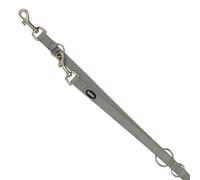 Nobby guinzaglio "FULL REFLECT" grigio S-M: L: 200 cm, B: 15 mm