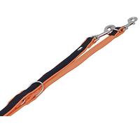 Nobby Guinzaglio in rete Preno, arancione fluo, lunghezza: 200 cm, larghezza: 25/35 mm, 1 pezzo