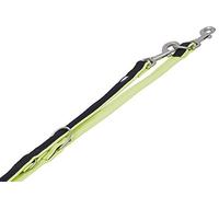 Nobby Guinzaglio in rete Preno, giallo fluo, lunghezza: 200 cm, larghezza: 25/35 mm, 1 pezzo
