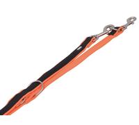 Nobby guinzaglio "Mesh Preno" L: 200 cm, B: 25/35 mm arancione neon