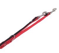 Nobby Guinzaglio "Mesh Preno" L: 200 cm, B: 25/35 mm rosso