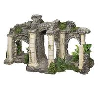 Nobby Hadrians puerta con ornamentos de plantas acuario, 27,5 x 13,5 x 15,5 cm