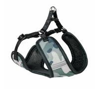 Nobby Imbracatura a rete riflettente mimetica nera, larghezza 10 mm, lunghezza 33-41 cm + 37 cm