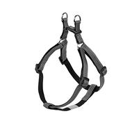 Nobby, Imbracatura Morbida per Cani, 60-86 cm/20 mm, Grigio Scuro/Nero