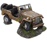 Nobby Jeep Wreck acquario decorativo, 26 x 15.5 x 12.5 cm