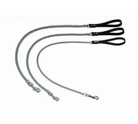 Nobby Kettenleine "Professional" L: 110 cm, B: 20 mm nero-marrone