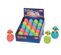 Nobby Latex "Ei-Press Me!" colorato assortito 20 pezzi espositore, 9,5 + 12,5 cm