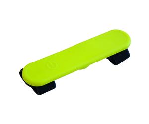Nobby LED silicone velcro sticker "FLASH" 12 x 3,5 cm giallo