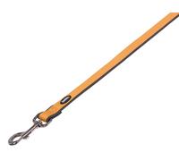 Nobby Leine "Classic Preno" L: 120 cm, B: 20/25 mm arancione / grigio