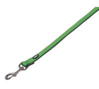 Nobby Leine "Classic Preno" L: 120 cm, B: 20/25 mm verde neon / grigio