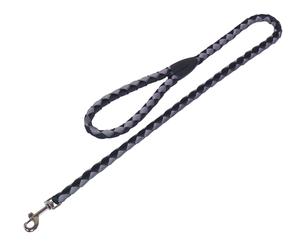 Nobby Leine "Corda" nero/grigio L: 100 cm; B: 12 mm
