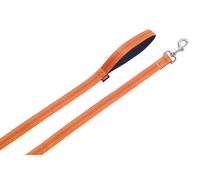 Nobby Leine "Soft Grip" L: 120 cm, B: 15 mm arancione