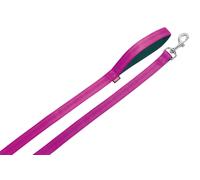 Nobby Leine "Soft Grip" L: 120 cm, B: 25 mm fucsia / nero