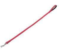 Nobby Leine "VELOURS" rosso (Lollipop); L: 100cm; B: 18mm