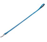 Nobby Leine "VELOURS" turchese; L: 100cm; B: 18mm