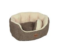 Nobby lettino comfort ovale "ALBA" L x P x H: 45 x 40 x 19 cm marrone