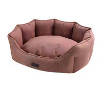 Nobby Lettino per Gatti Anda Ovale Rosso Con Cuscino per Gatti, Morbido Morbida