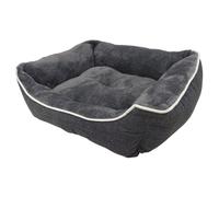 Nobby Letto Cane Classic Arno Grigio, Lati, Lavabile, Anti-scivolo, Microfibra