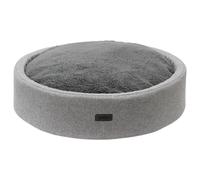 Nobby Letto Cane Comfort Rotondo Jasin Grigio,Microfibra,Lavabile,Antiscivolo