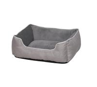 Nobby letto comfort quadrato Classic "PURNA" grigio 50 x 40 x 17 cm