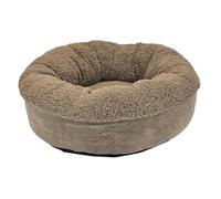 Nobby Letto confortevole rotondo Classic Teddy Tortora D x H: Ø 60 x 22 cm