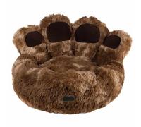 Nobby Letto confortevole rotondo Paw marrone Ø 60 x 18 cm/39 cm