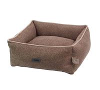 Nobby LINOU 61921 - Letto confortevole, rettangolare, 75 x 60 x 23 cm, colore: Marrone