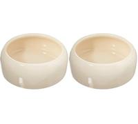Nobby Mangiatoia in ceramica per cani e gatti, 500 ml, crema (Confezione da 2)