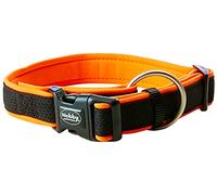 Nobby Mesh Preno - Collare per cane, arancione neon, 40-55 cm/25-35 mm