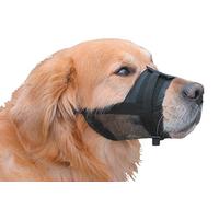 Nobby, museruola Regolabile in Nylon, Taglia S/M, 15-20 cm, Colore: Nero