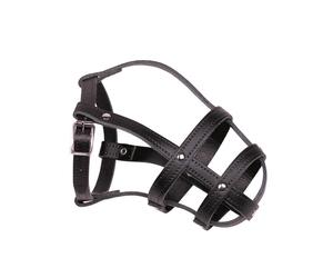 Nobby museruolo in pelle nero; Taglia 2; 23/31 cm