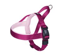 Nobby NORVEGESE collare "Classic Preno" L: 60-76 cm + 46 cm, Larg.: 25/35 mm lampone / rosa