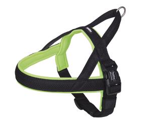 Nobby NORVEGESE Collare "Mesh Preno" L: 50-64 cm + 42 cm, B: 25/35 mm giallo neon