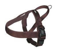 Nobby NORVEGESE guinzaglio "Classic Preno" L: 38-50 cm + 36 cm, Larg.: 20/25 mm marrone / marrone