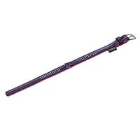 Nobby Pacific Deluxe - Collare a Due File, Colore: Fucsia L. 47 cm, (38-44 cm), B: 22/25 mm