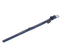 Nobby Pacific Deluxe - Collare a Due File, Colore: Turchese, L: 37 cm, (30-35 cm), B: 17/19 mm