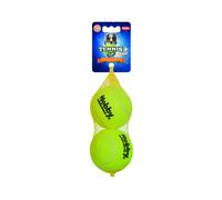 Nobby pallina da tennis con squeaker L 8,5 cm, confezione da 2