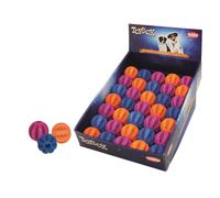 Nobby Pallina Dentale in Gomma Piena in Varie Colorazioni 5 cm; Display 35 pz
