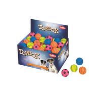 Nobby palline in gomma piuma assortite 4,7 cm; Display 72 pz.