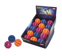 Nobby Pallone Dentale in Gomma Piena assortito colorato 7,5 cm; Espositore 15 pz