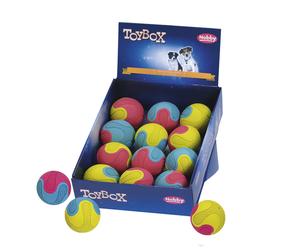 Nobby Pallone in gomma piena BICO Display 12 pz, 6,5 cm