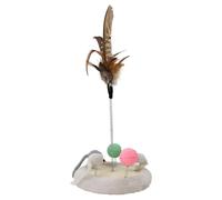 Nobby Parco giochi per gatti con giocattolo, Ø 19 cm x 38 cm