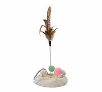 Nobby Parco giochi per gatti con giocattolo, Ø 19 cm x 38 cm