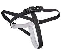 Nobby, pettorina per cani, tipo norvegese, modello "Mesh Preno" L(L: 60-76 cm + 46 cm; B: 25/35 mm) grigio